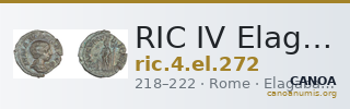 RIC IV Elagabalus 272 — CANOA