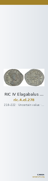 RIC IV Elagabalus 278 — CANOA