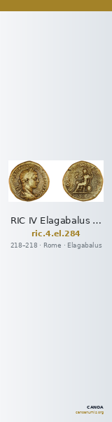 RIC IV Elagabalus 284 — CANOA