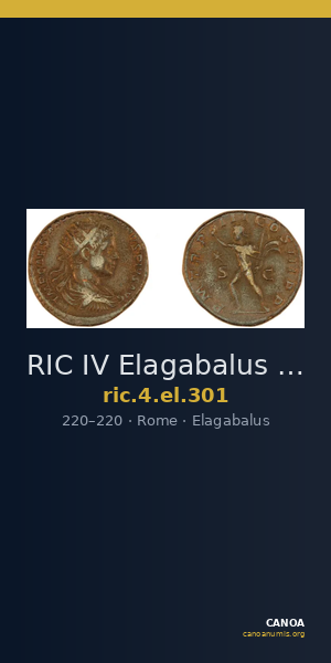 RIC IV Elagabalus 301 — CANOA