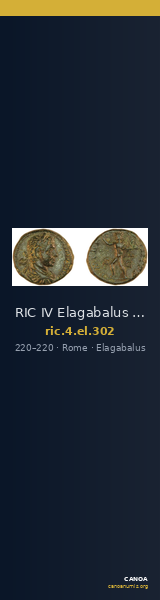 RIC IV Elagabalus 302 — CANOA