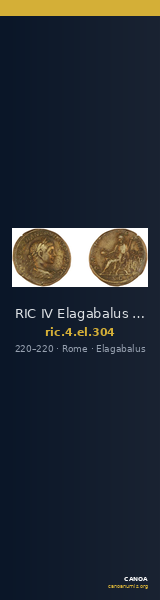RIC IV Elagabalus 304 — CANOA
