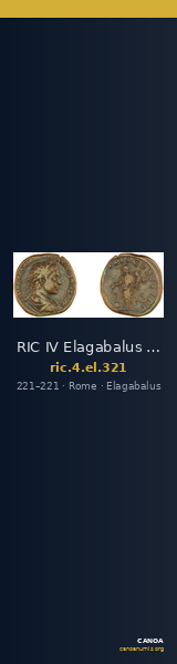 RIC IV Elagabalus 321 — CANOA