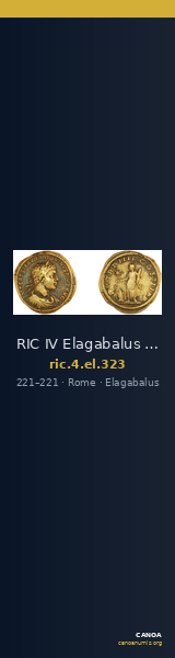 RIC IV Elagabalus 323 — CANOA