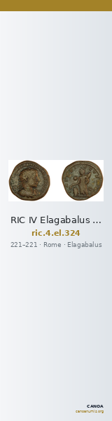 RIC IV Elagabalus 324 — CANOA
