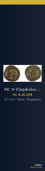RIC IV Elagabalus 324 — CANOA