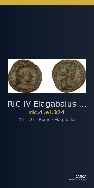 RIC IV Elagabalus 324 — CANOA