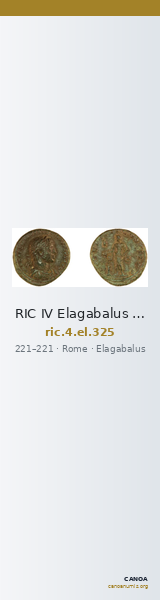RIC IV Elagabalus 325 — CANOA