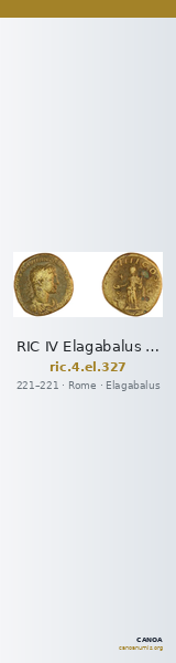 RIC IV Elagabalus 327 — CANOA