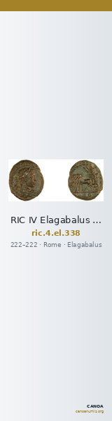 RIC IV Elagabalus 338 — CANOA