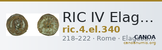 RIC IV Elagabalus 340 — CANOA