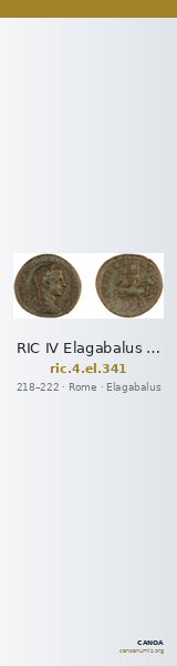 RIC IV Elagabalus 341 — CANOA