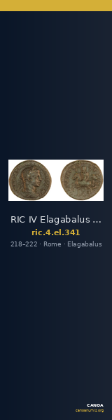 RIC IV Elagabalus 341 — CANOA