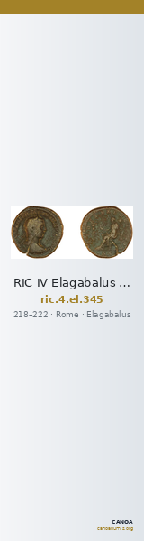 RIC IV Elagabalus 345 — CANOA