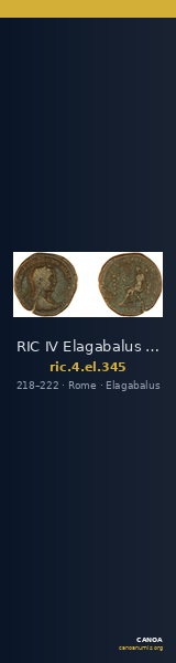 RIC IV Elagabalus 345 — CANOA