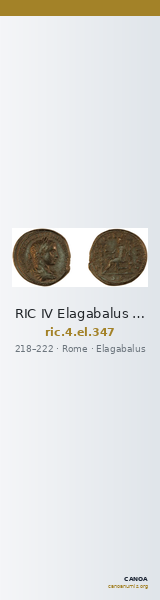 RIC IV Elagabalus 347 — CANOA