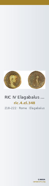 RIC IV Elagabalus 348 — CANOA