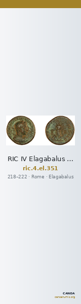 RIC IV Elagabalus 351 — CANOA
