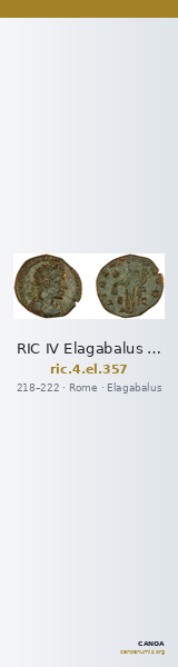 RIC IV Elagabalus 357 — CANOA