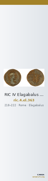 RIC IV Elagabalus 363 — CANOA