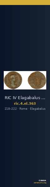 RIC IV Elagabalus 363 — CANOA