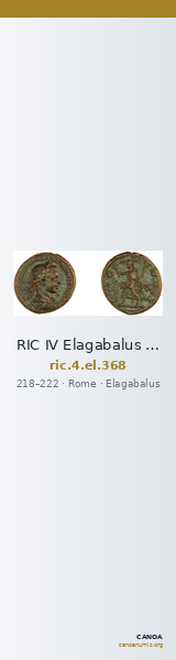 RIC IV Elagabalus 368 — CANOA