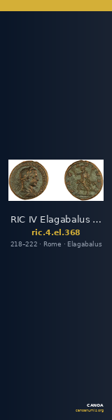 RIC IV Elagabalus 368 — CANOA