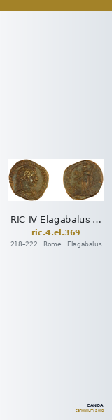 RIC IV Elagabalus 369 — CANOA