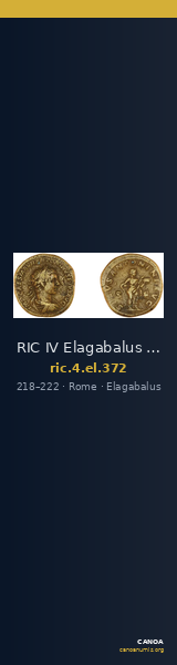 RIC IV Elagabalus 372 — CANOA