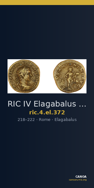 RIC IV Elagabalus 372 — CANOA