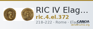 RIC IV Elagabalus 372 — CANOA