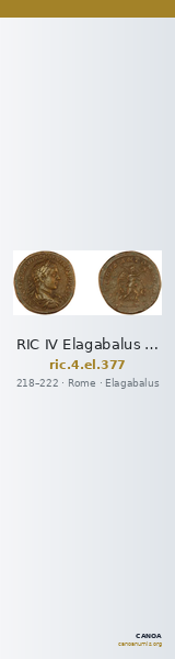 RIC IV Elagabalus 377 — CANOA