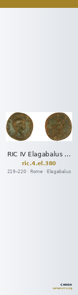 RIC IV Elagabalus 380 — CANOA