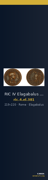 RIC IV Elagabalus 381 — CANOA