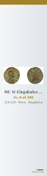 RIC IV Elagabalus 382 — CANOA