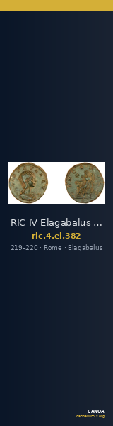 RIC IV Elagabalus 382 — CANOA