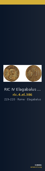 RIC IV Elagabalus 386 — CANOA