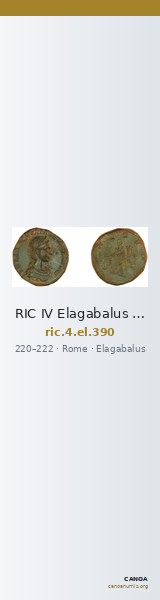RIC IV Elagabalus 390 — CANOA