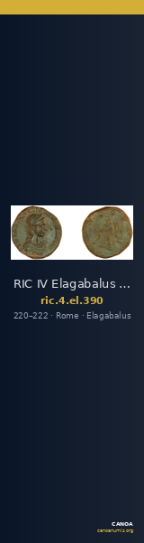 RIC IV Elagabalus 390 — CANOA