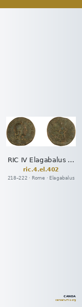 RIC IV Elagabalus 402 — CANOA
