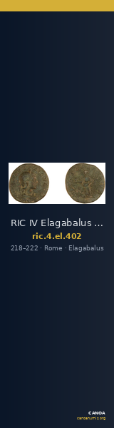 RIC IV Elagabalus 402 — CANOA