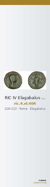 RIC IV Elagabalus 404 — CANOA