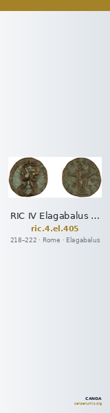 RIC IV Elagabalus 405 — CANOA