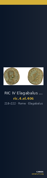 RIC IV Elagabalus 406 — CANOA