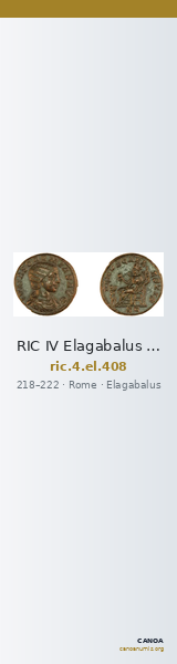RIC IV Elagabalus 408 — CANOA