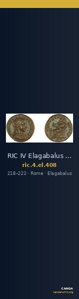 RIC IV Elagabalus 408 — CANOA