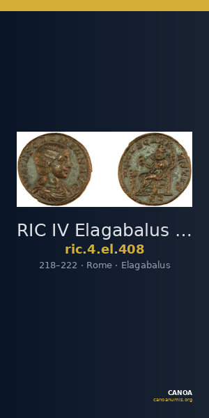 RIC IV Elagabalus 408 — CANOA
