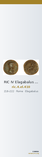 RIC IV Elagabalus 410 — CANOA