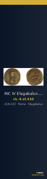 RIC IV Elagabalus 410 — CANOA