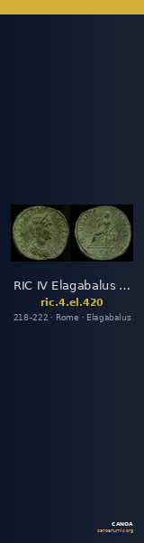 RIC IV Elagabalus 420 — CANOA